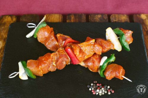 Broquetes de porc de pagès