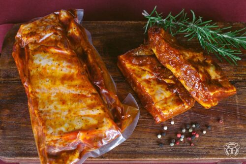 Costella de porc adobada