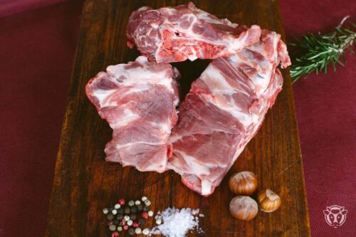 Ossos d'espinada de porc de pagès