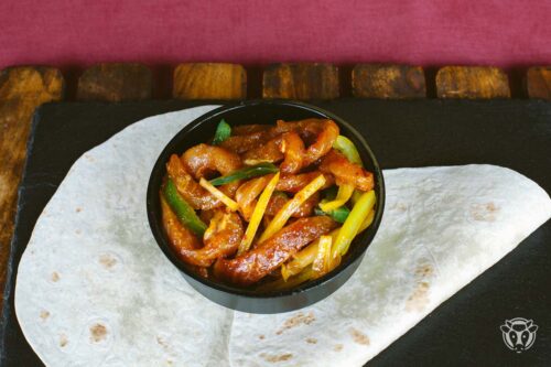 Fajitas de carn de porc de pagès